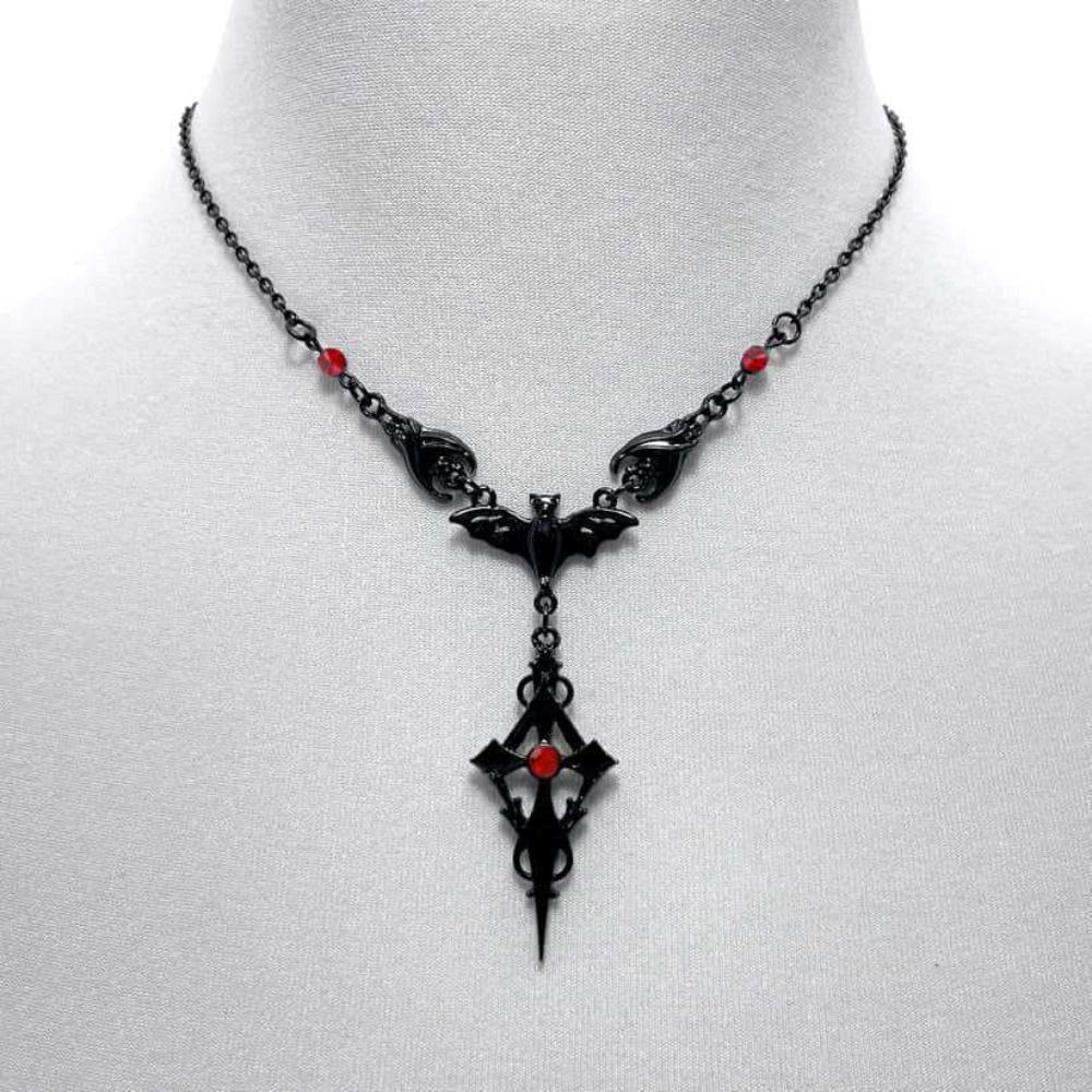Women'S Vampire Accessories - Collar con colgante de Cruz de