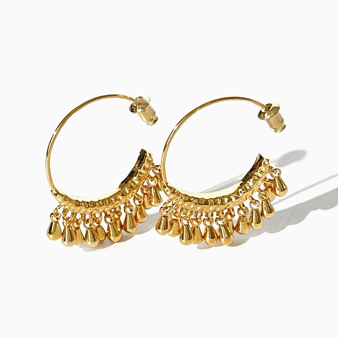 Tassel Earrings Boho - Peri'sbox-pendientes de aro con cuentas bohemias