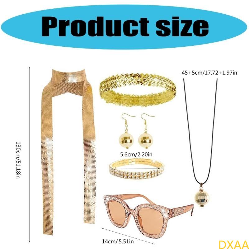 Women'S Accessories In The 60S - DXAA 60S 70S ACCESORIOS DISCO 80S