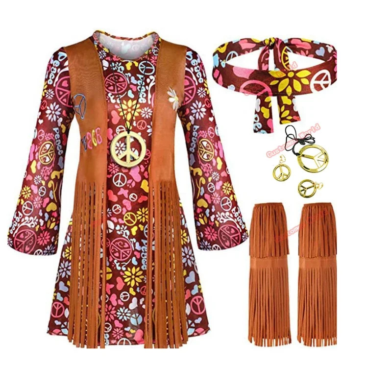 Women'S Accessories In The 60S - 2026 Peace Love mujeres fiesta 60S
