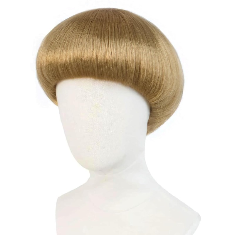 Women'S Accessories In The 60S - Peluca corta rubia estilo bowl cut,
