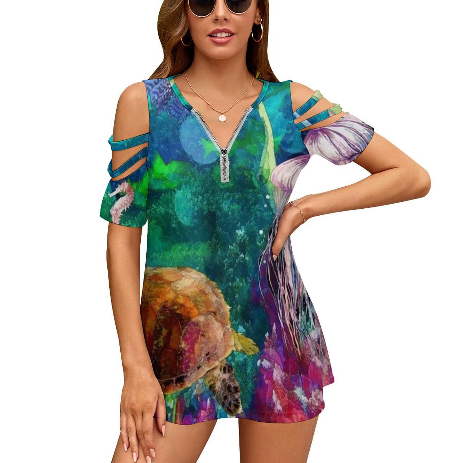 Women'S Accessories Australia - Tortugas en el arrecife, camisetas Vintage