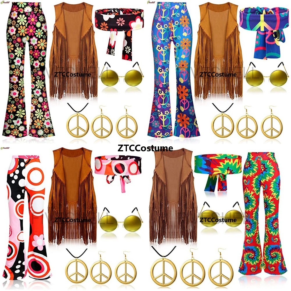 Women'S Accessories In The 60S - Disfraz Hippie para Mujer, Estilo Años