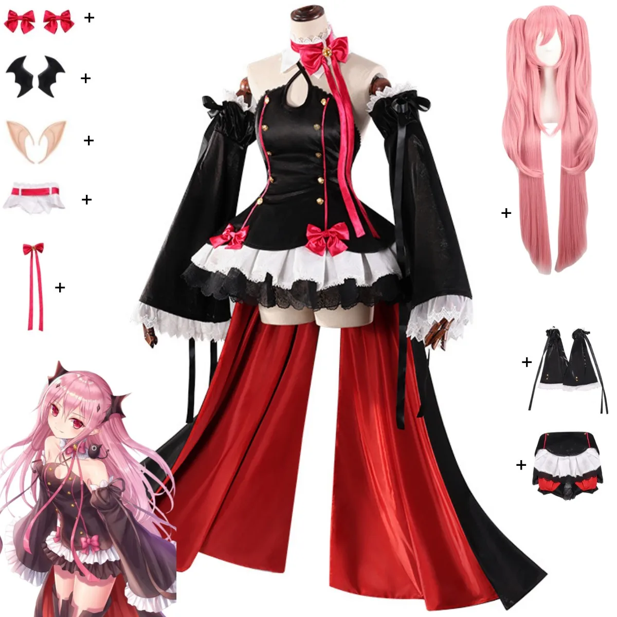 Women'S Vampire Accessories - Disfraz de Anime Seraph of The