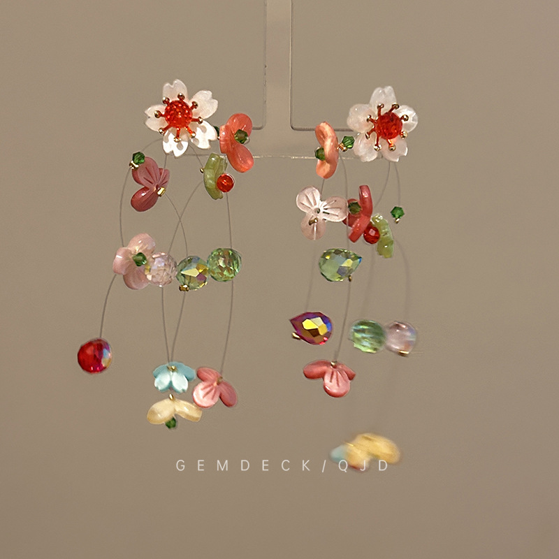 Pendientes de Clip Multicolor  - Tassel Earrings Boho reseña y precio