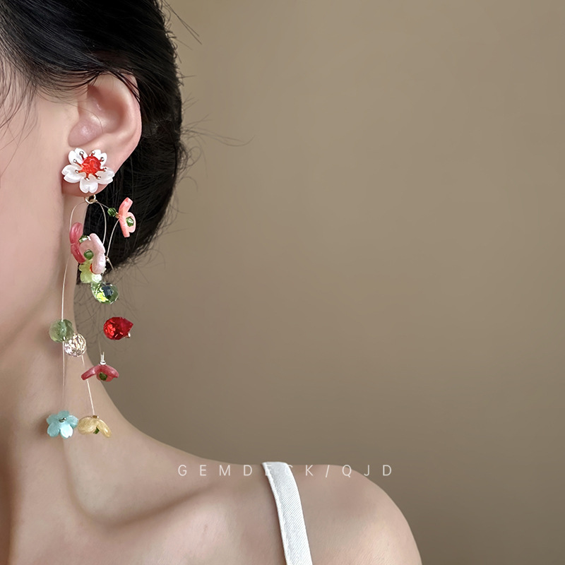 Pendientes de Clip Multicolor  - Tassel Earrings Boho reseña y precio