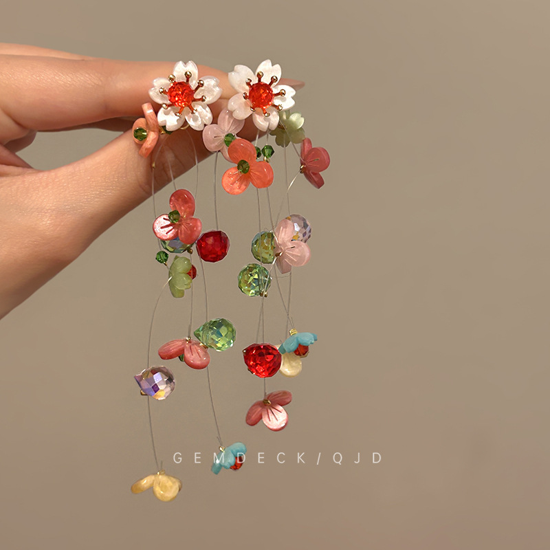 Pendientes de Clip Multicolor  - Tassel Earrings Boho reseña y precio