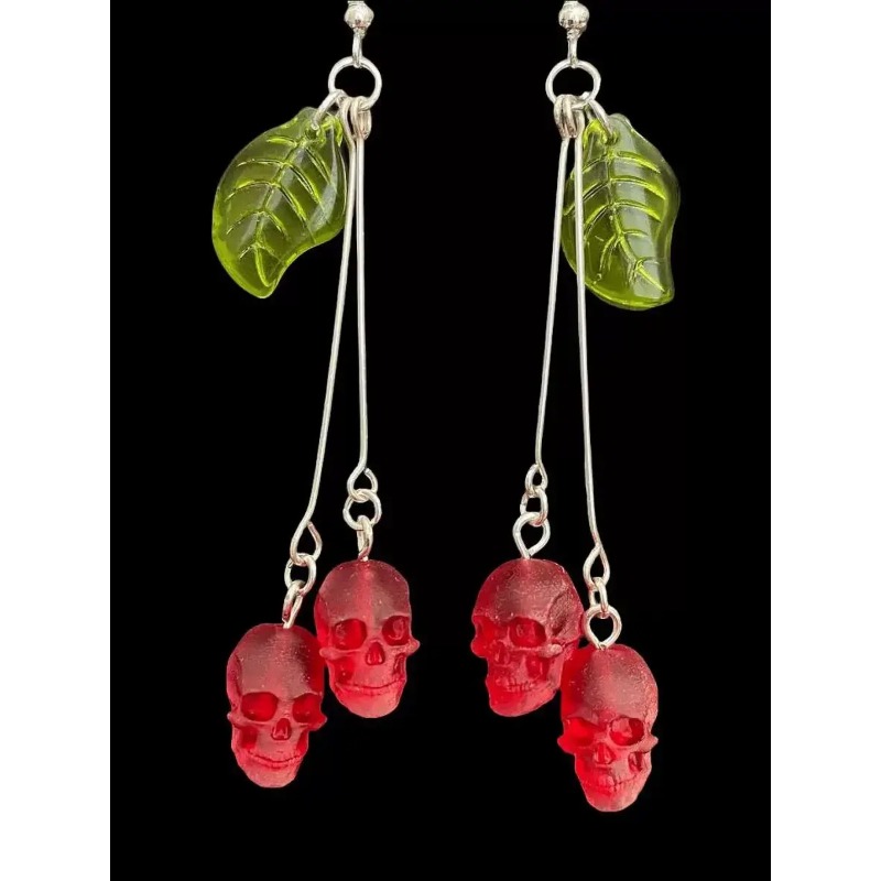 Pendientes góticos de cereza y - Women'S Vampire Accessories reseña y precio