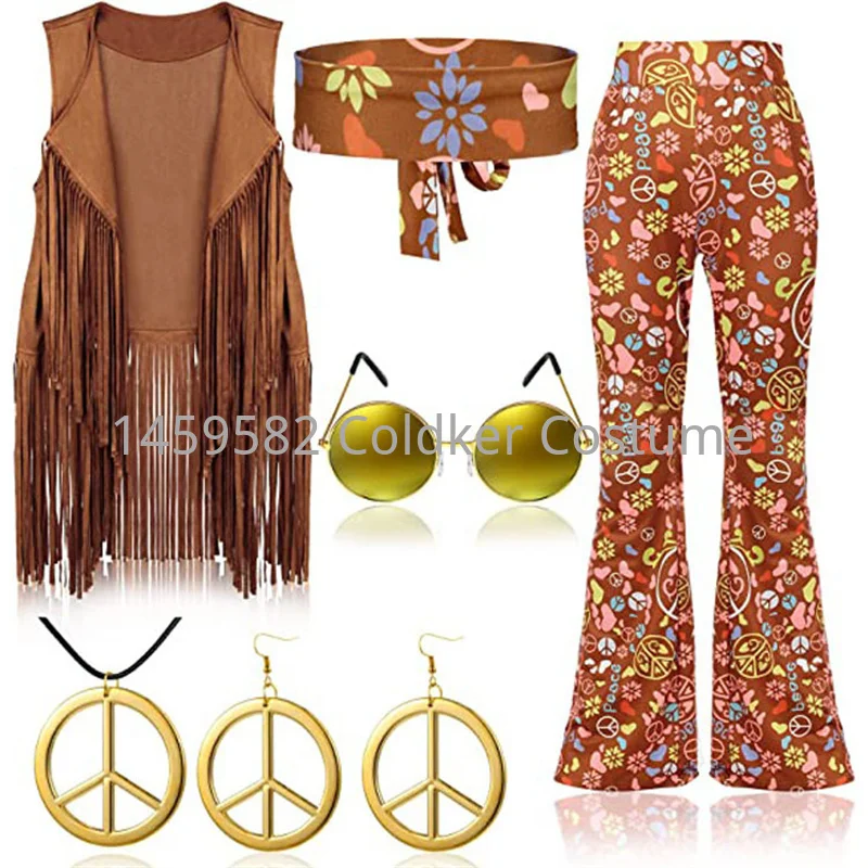 Disfraz Hippie para mujer, fie - Women'S Accessories In The 60S reseña y precio