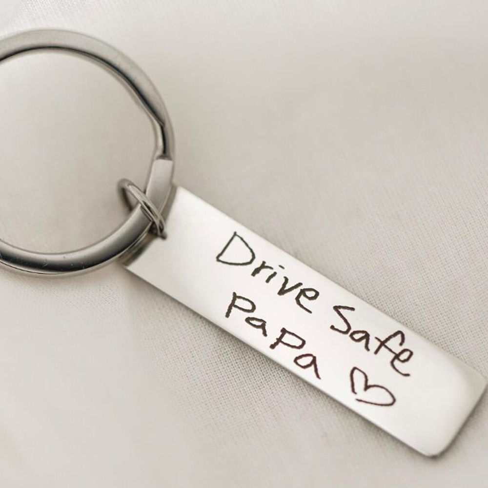 Llavero escrito a mano real, l - Women'S Accessories Gift Ideas reseña y precio