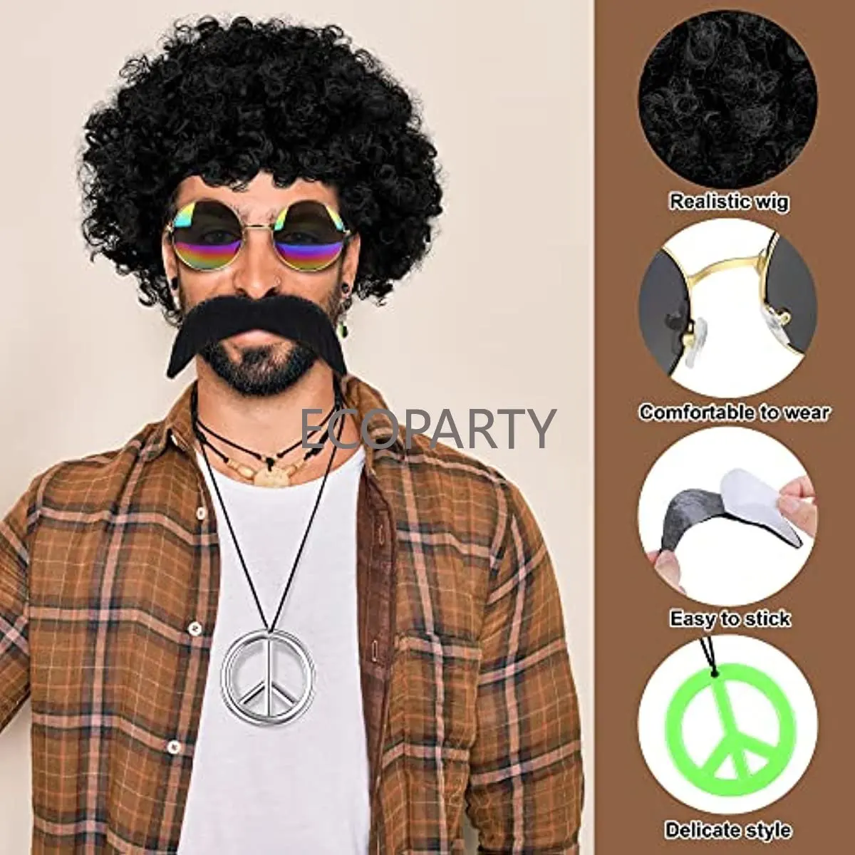 Accesorios para disfraz Hippie - Women'S Accessories In The 60S reseña y precio