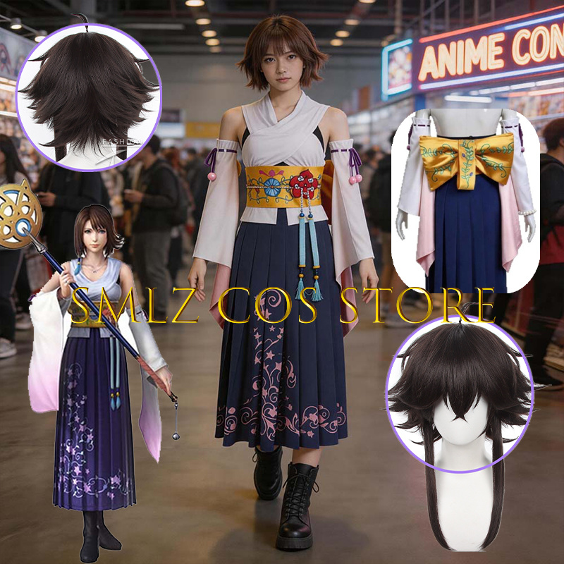 Disfraz de Cosplay de Yuna de  - Women'S Anime Accessories reseña y precio