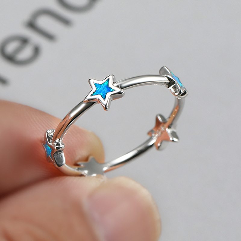 Anillo Pentagrama Blanco Austr - Women'S Accessories Australia reseña y precio