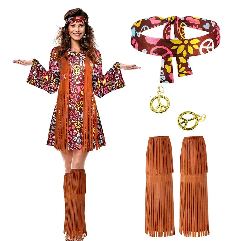 Peace Love-Disfraz de fiesta p - Women'S Accessories In The 60S reseña y precio