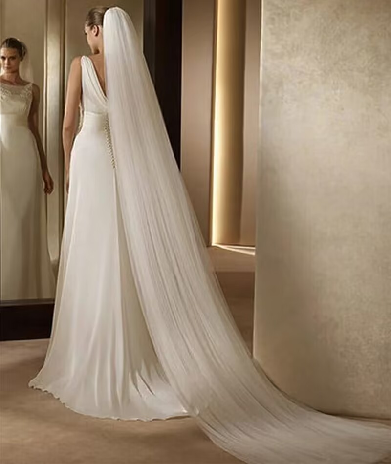 Imagen Real velo de novia blan - Women Accessories Images reseña y precio