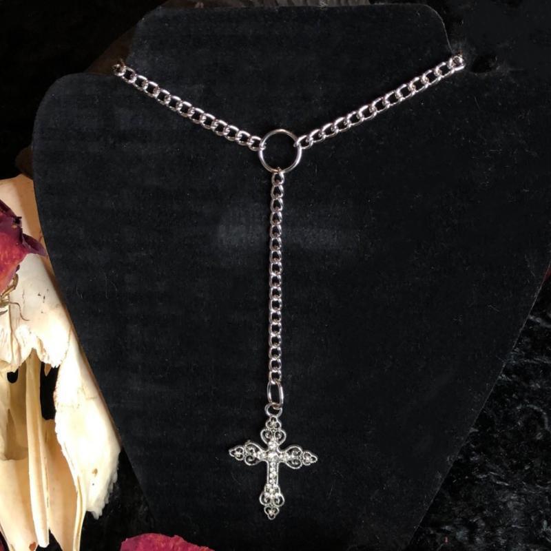 Collar gótico de calavera de c - Women'S Vampire Accessories reseña y precio