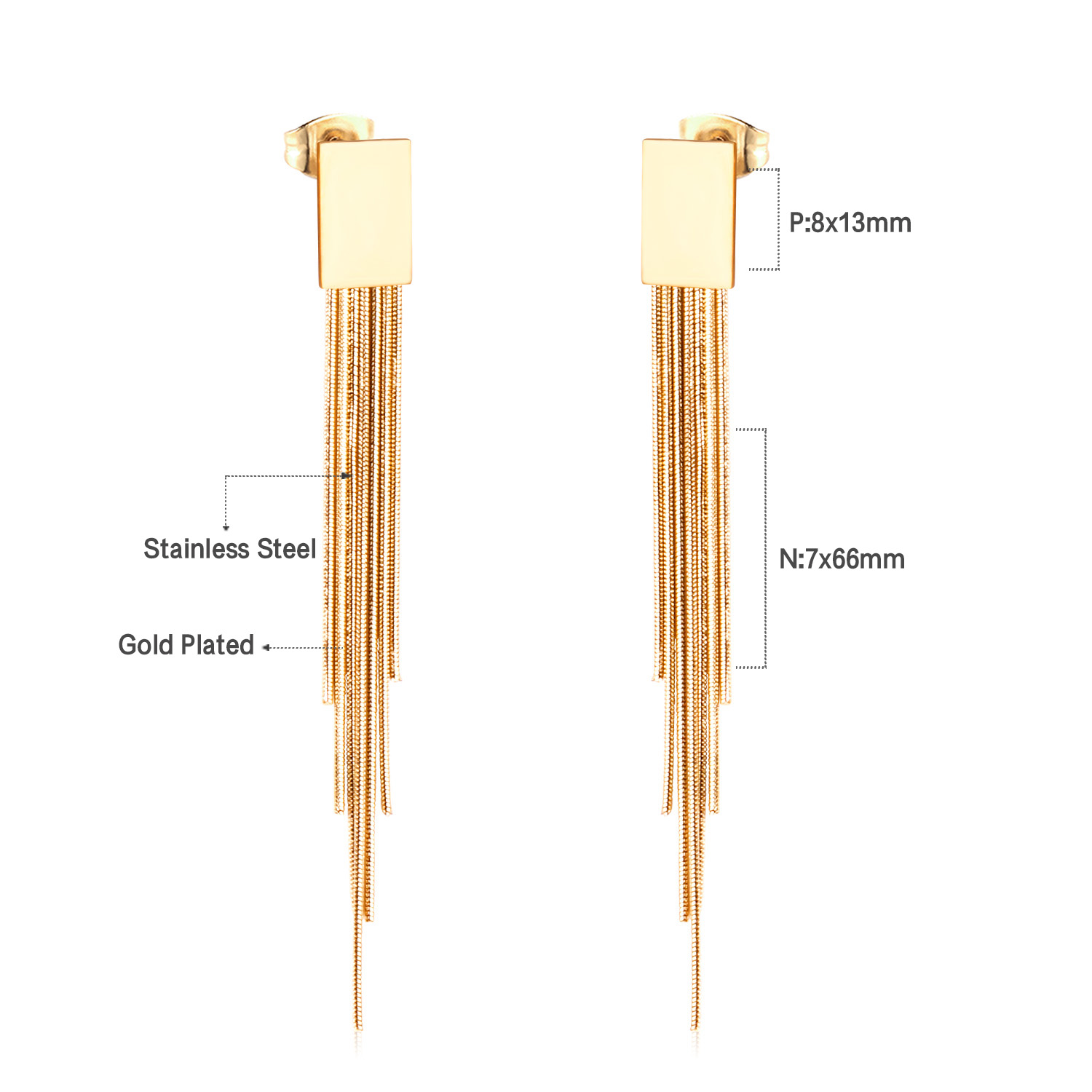 Pendientes Largos de Borlas Cu - Tassel Earrings Boho reseña y precio