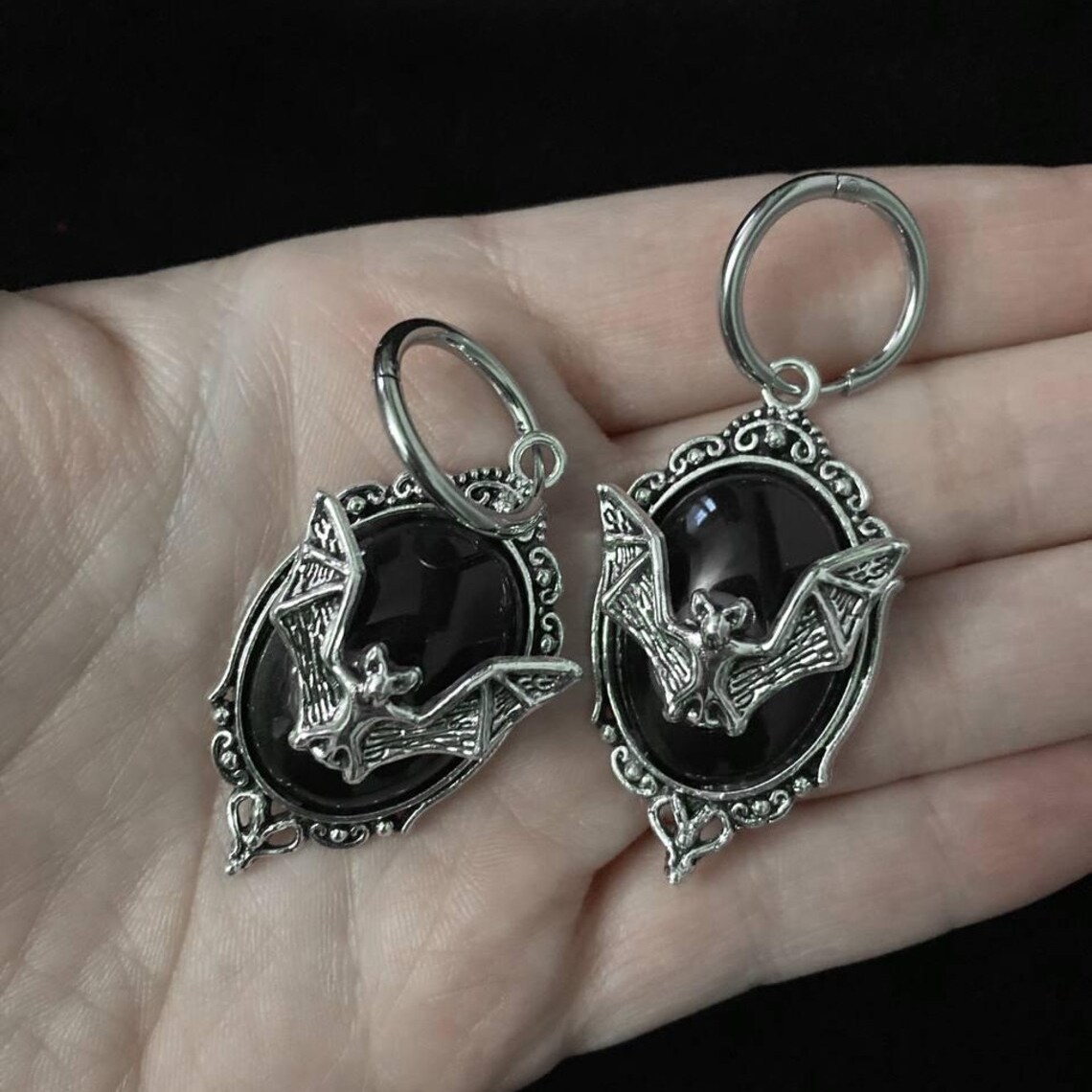 Pendientes de murciélago vampi - Women'S Vampire Accessories reseña y precio