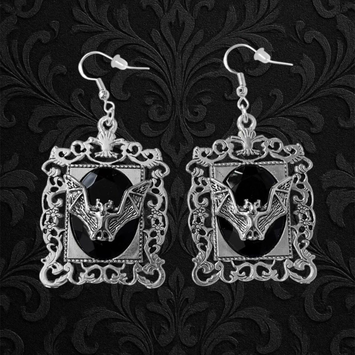 Pendientes de murciélago vampi - Women'S Vampire Accessories reseña y precio
