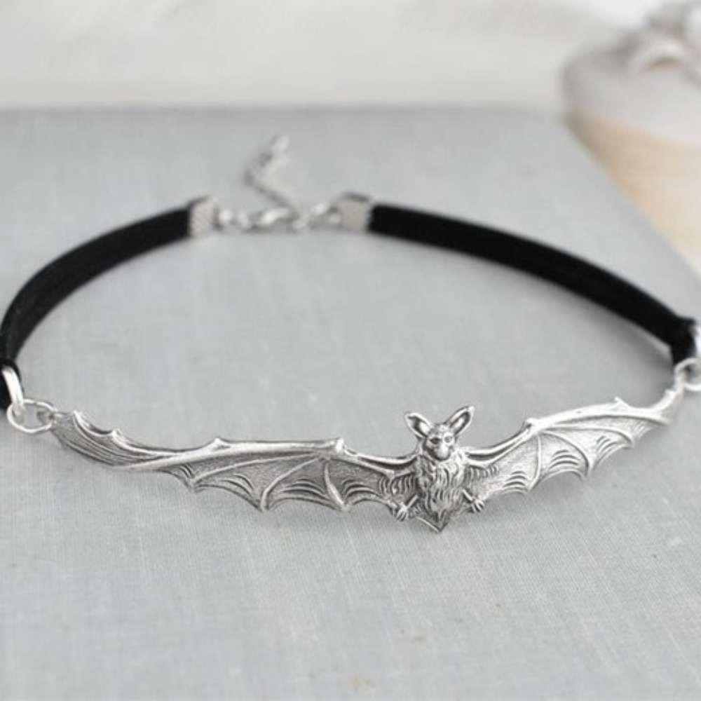 Collar gótico de moda negro co - Women'S Vampire Accessories reseña y precio