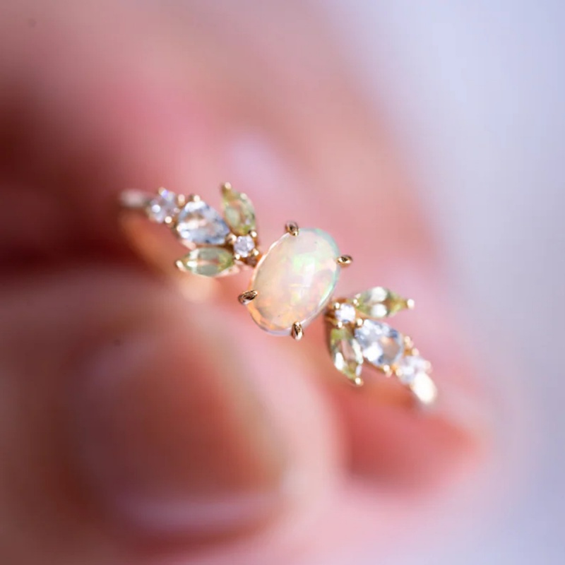 Anillo de Zirconia Ojo de Caba - Women'S Accessories Australia reseña y precio