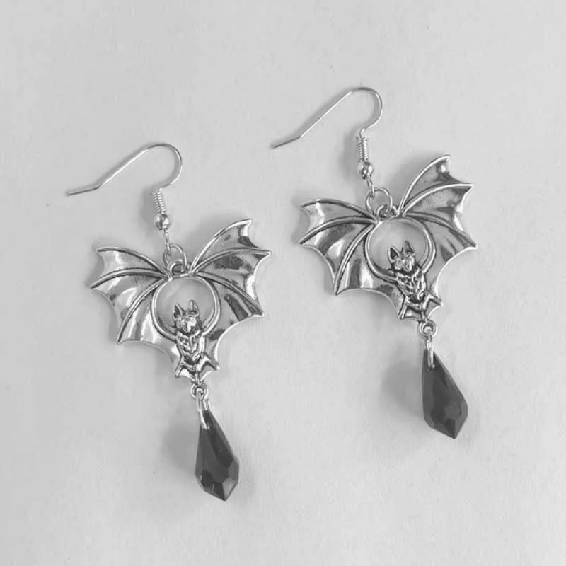 1 Par de Pendientes de Murciél - Women'S Vampire Accessories reseña y precio